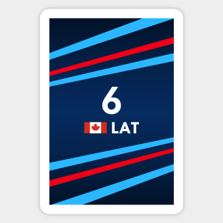 F1 2022 - #6 Latifi Sticker